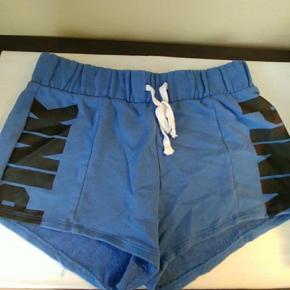 PINK blue shorts